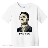 Charlie Kirk Memorial 1993-2025 Rest In Peace RIP Toddler T-Shirt thumb 0