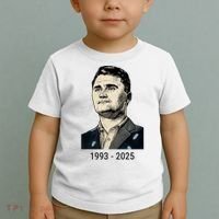 Charlie Kirk Memorial 1993-2025 Rest In Peace RIP Toddler T-Shirt thumb 2