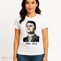 Charlie Kirk Memorial 1993-2025 Rest In Peace RIP Women's T-Shirt thumb 4