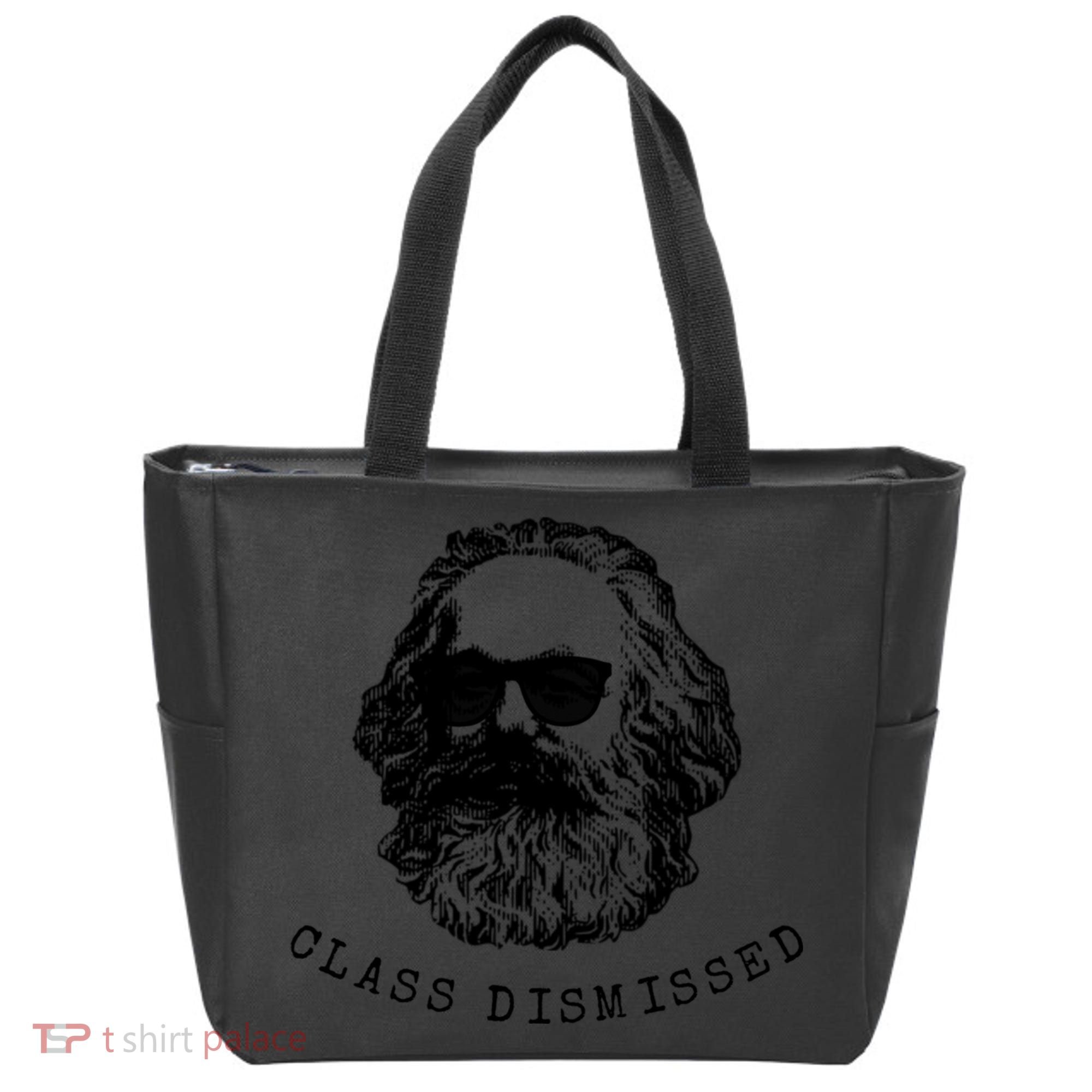 Cool Karl Marx Funny Socialism Class Dismissed Tote Bag