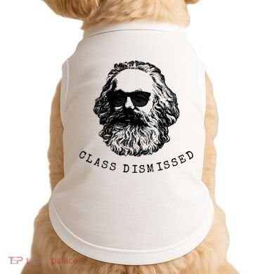 Cool Karl Marx Funny Socialism Class Dismissed Doggie Tank