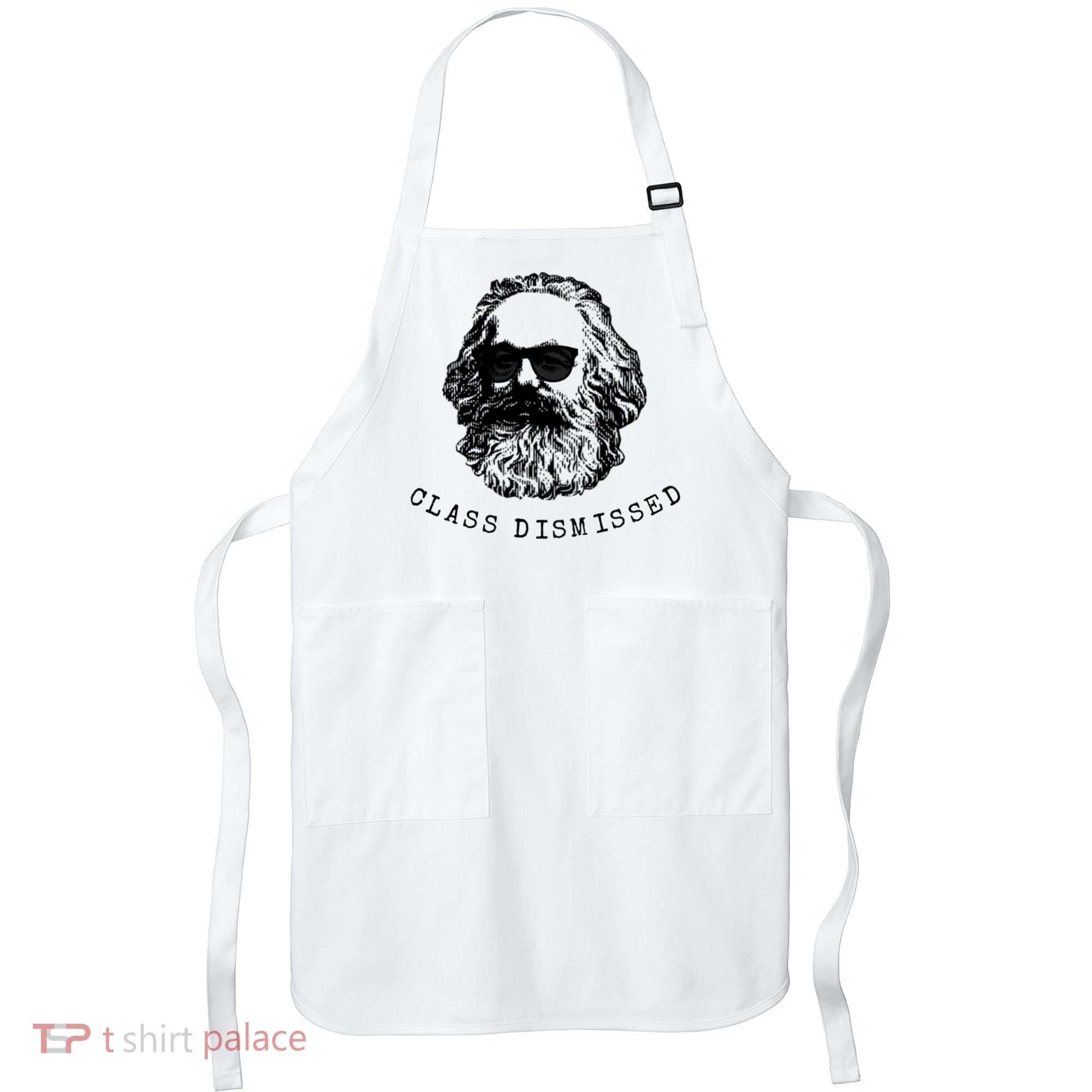 Cool Karl Marx Funny Socialism Class Dismissed Apron