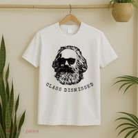Cool Karl Marx Funny Socialism Class Dismissed T-Shirt thumb 2