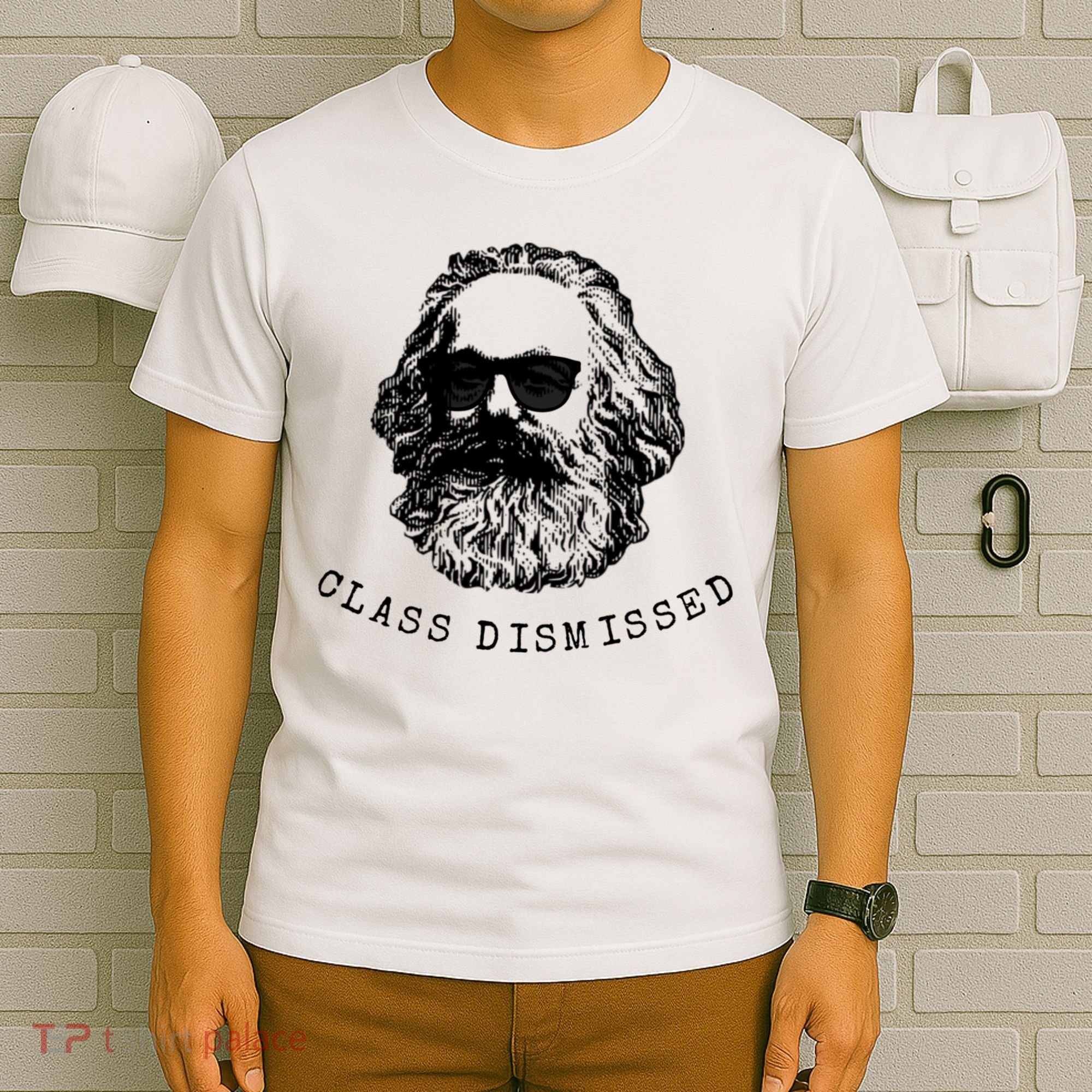 Cool Karl Marx Funny Socialism Class Dismissed T-Shirt