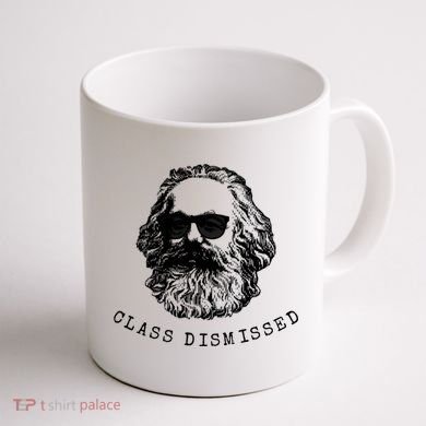Cool Karl Marx Funny Socialism Class Dismissed Coffee Mug back