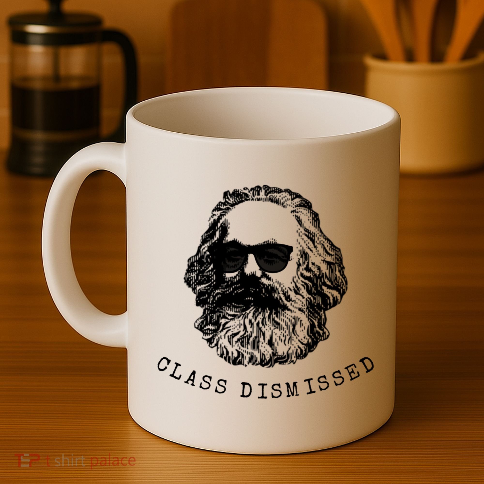 Cool Karl Marx Funny Socialism Class Dismissed Coffee Mug
