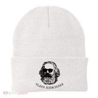 Cool Karl Marx Funny Socialism Class Dismissed Beanie thumb 0