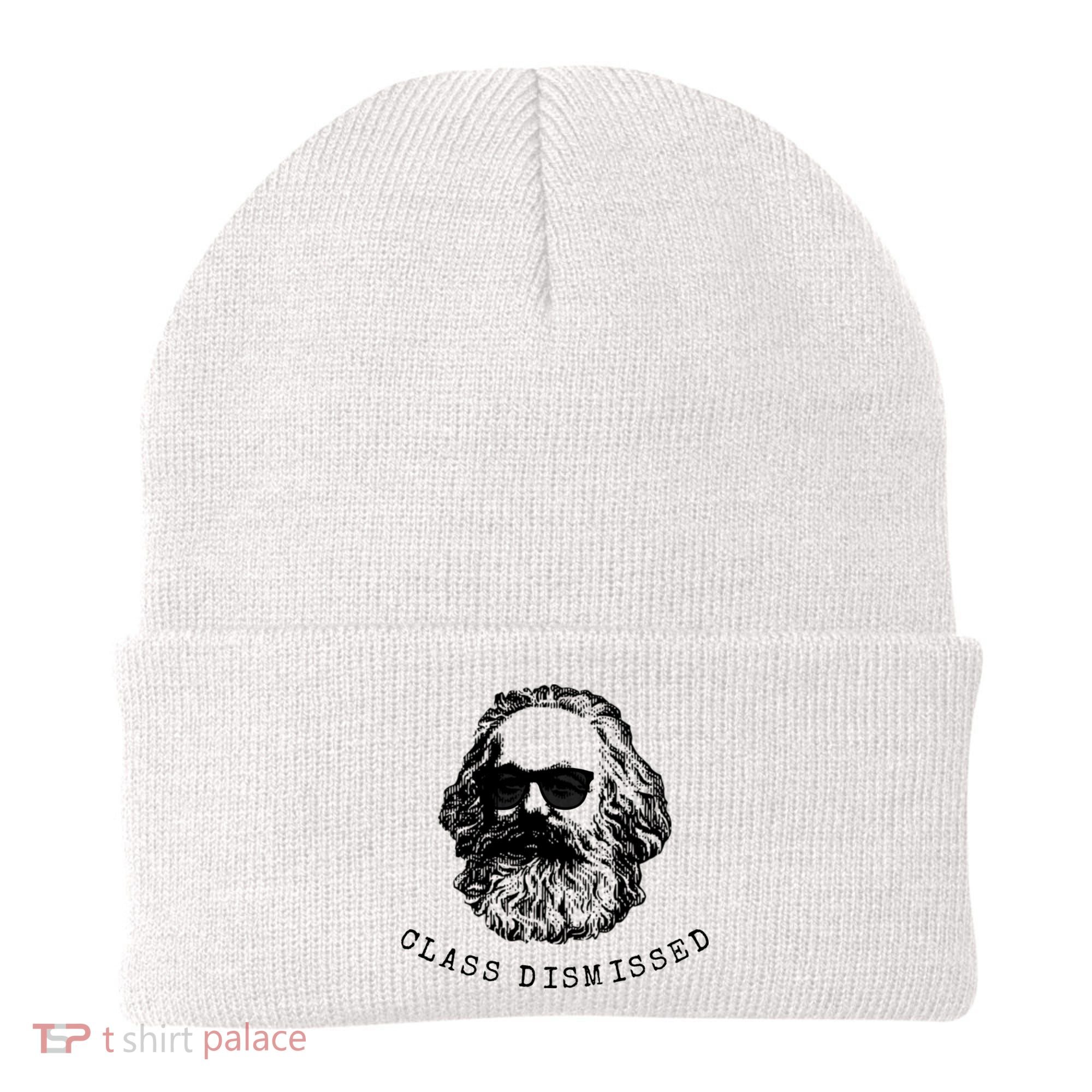 Cool Karl Marx Funny Socialism Class Dismissed Beanie