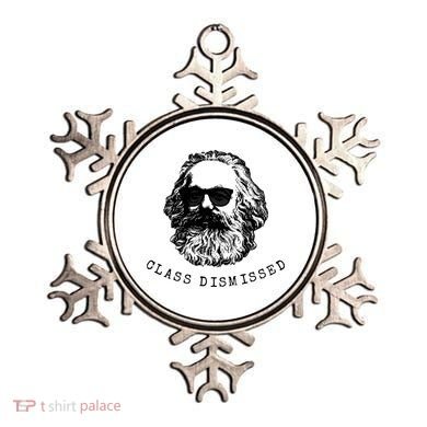 Cool Karl Marx Funny Socialism Class Dismissed Ornament