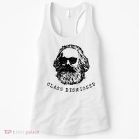 Cool Karl Marx Funny Socialism Class Dismissed Women's Tank Top thumb 0