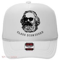 Cool Karl Marx Funny Socialism Class Dismissed Hat thumb 0