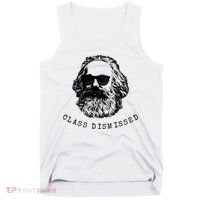 Cool Karl Marx Funny Socialism Class Dismissed Tank Top thumb 0