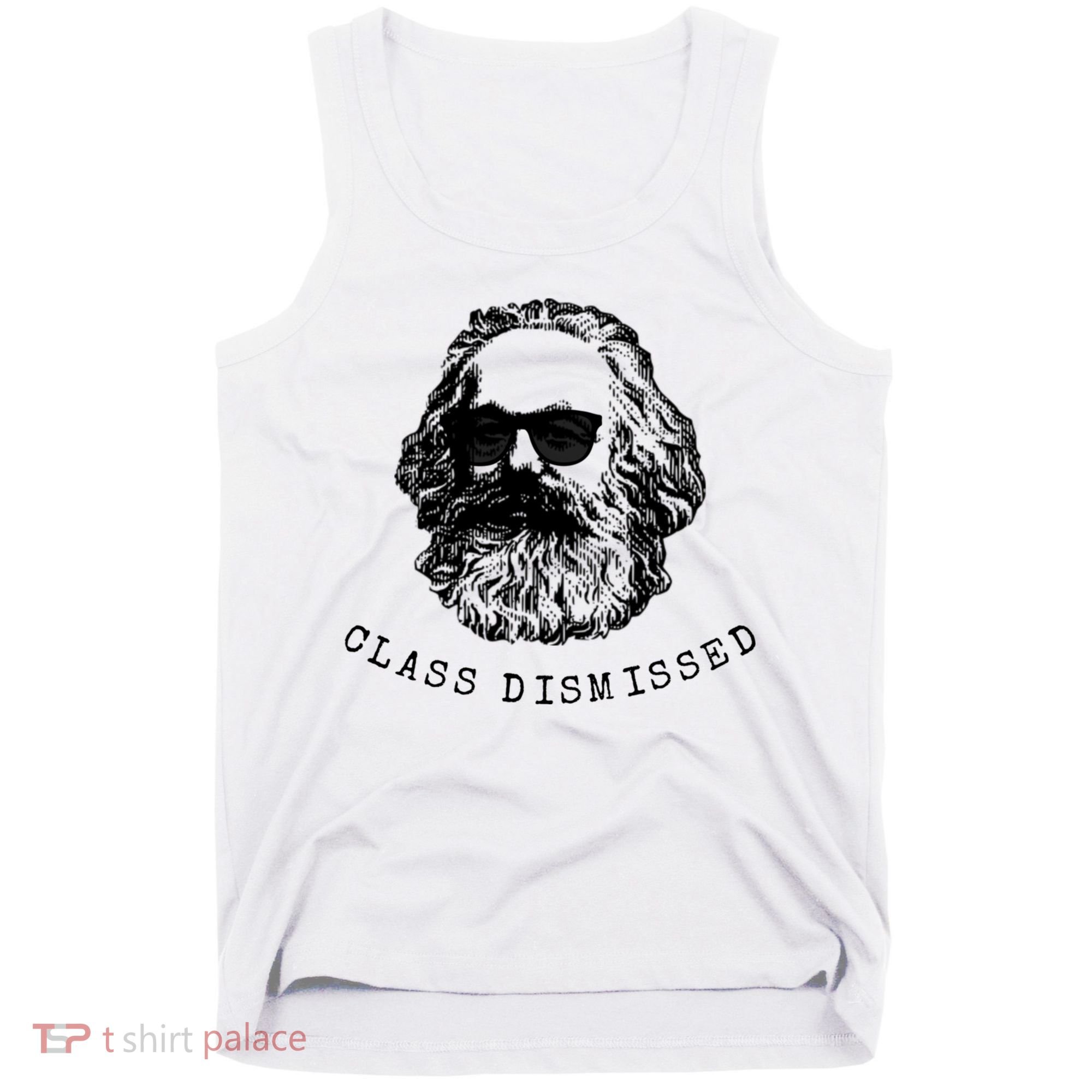 Cool Karl Marx Funny Socialism Class Dismissed Tank Top