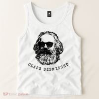 Cool Karl Marx Funny Socialism Class Dismissed Tank Top thumb 2