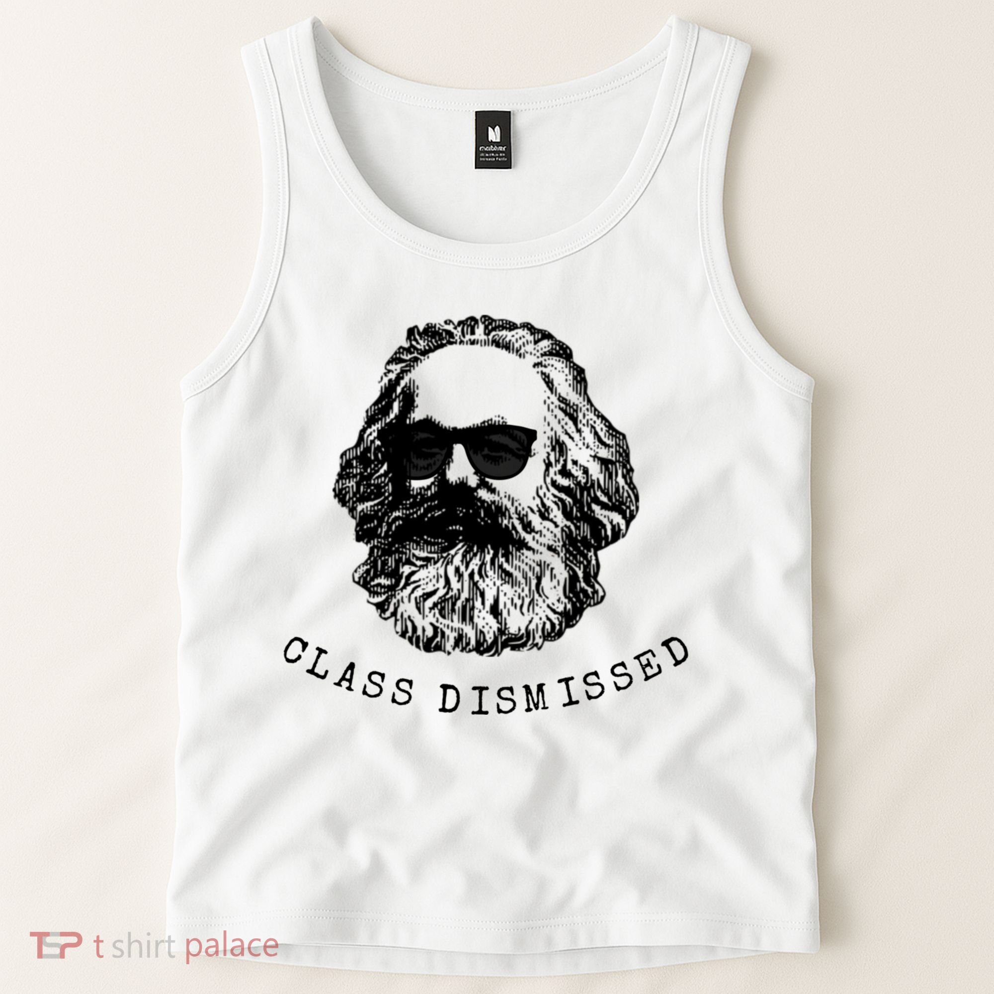 Cool Karl Marx Funny Socialism Class Dismissed Tank Top