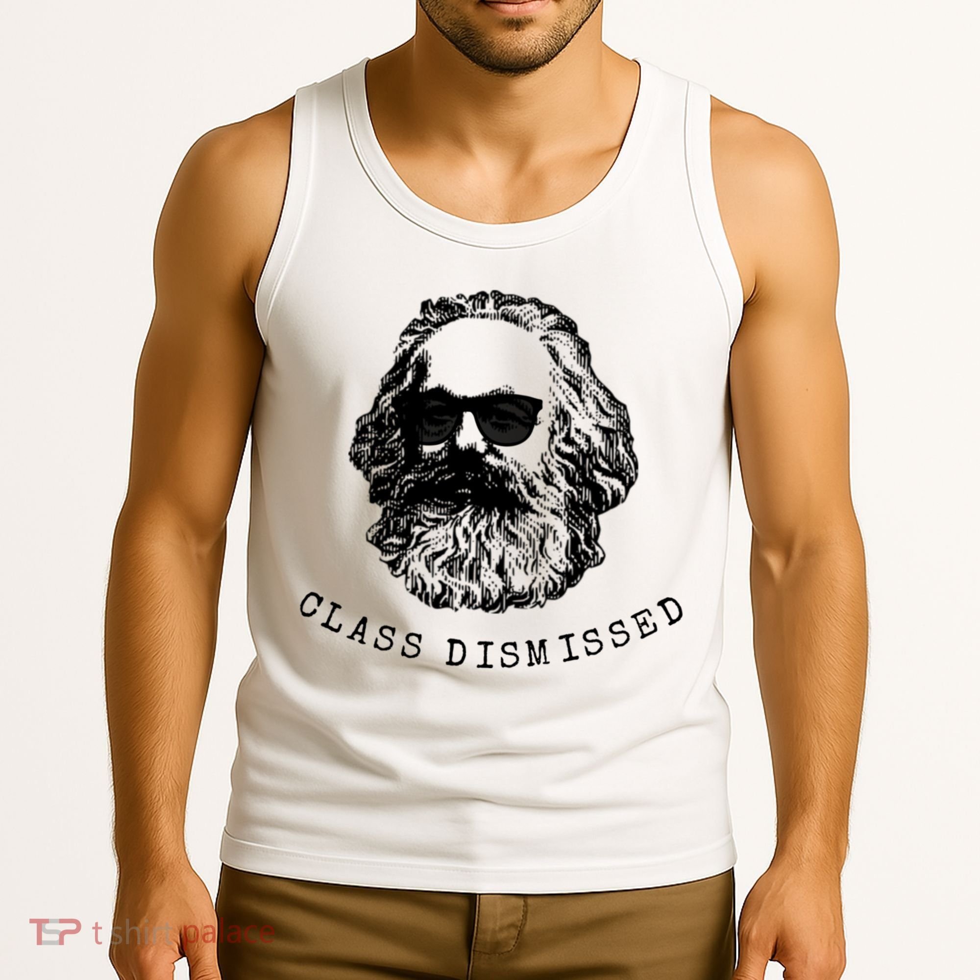 Cool Karl Marx Funny Socialism Class Dismissed Tank Top