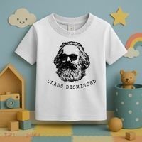 Cool Karl Marx Funny Socialism Class Dismissed Toddler T-Shirt thumb 3