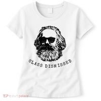 Cool Karl Marx Funny Socialism Class Dismissed Women's T-Shirt thumb 0