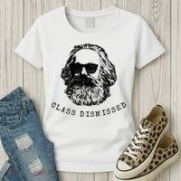 Cool Karl Marx Funny Socialism Class Dismissed Women's T-Shirt thumb 3