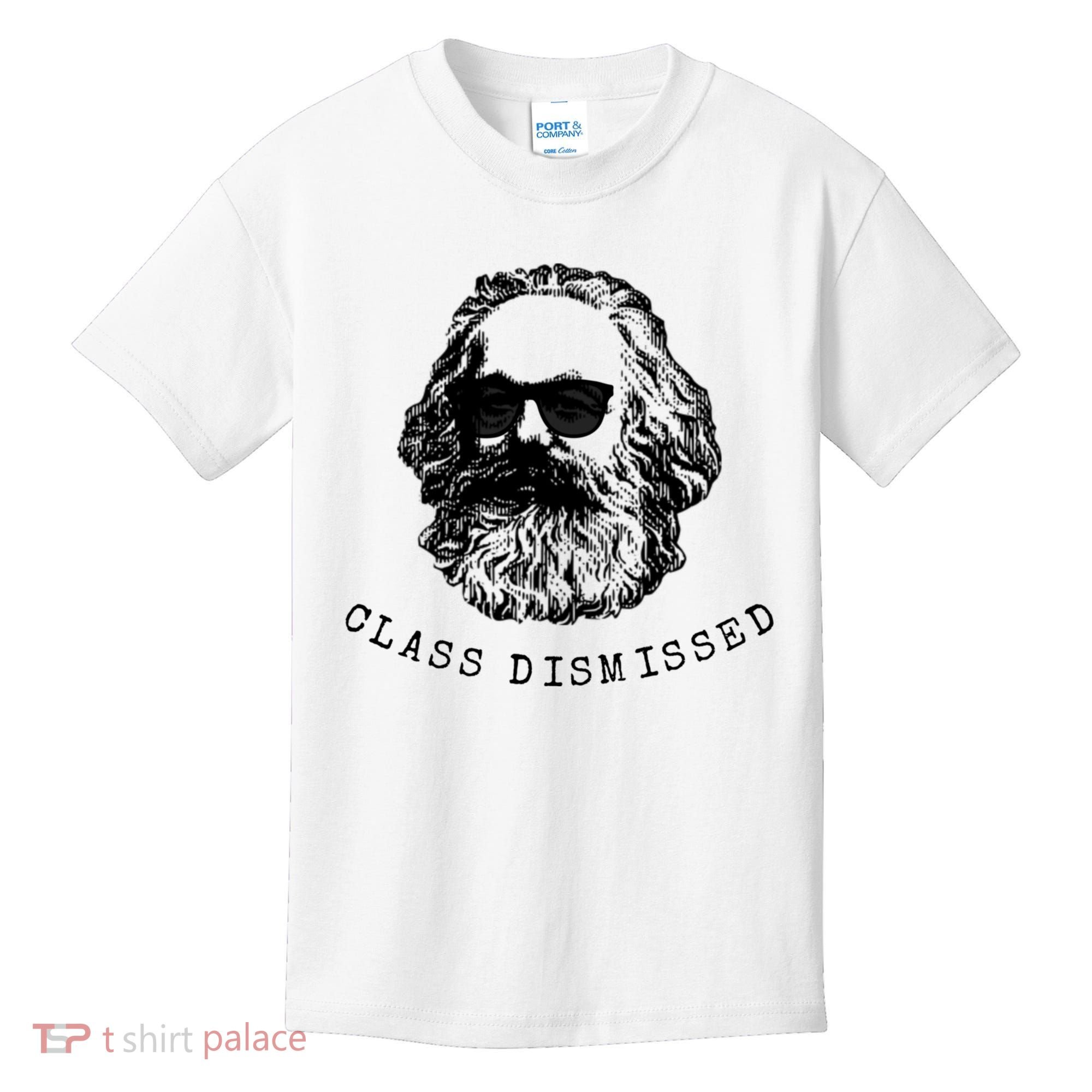 Cool Karl Marx Funny Socialism Class Dismissed Kids T-Shirt