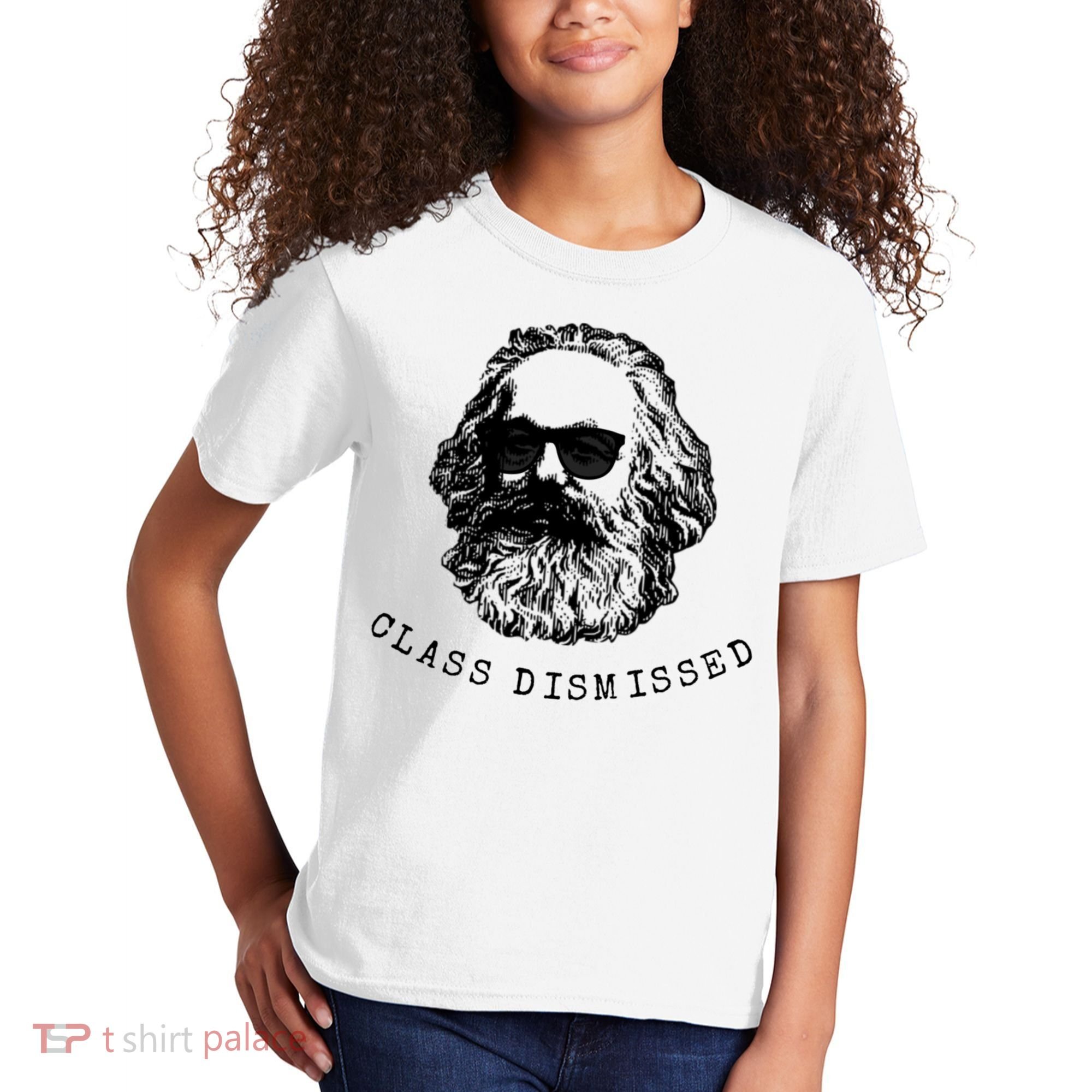 Cool Karl Marx Funny Socialism Class Dismissed Kids T-Shirt