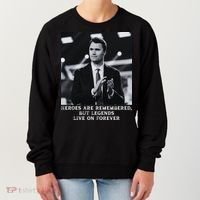 Charlie Kirk Memorial Heroes Are Remembered Women's Sweatshirt thumb 0