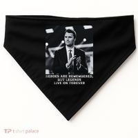 Charlie Kirk Memorial Heroes Are Remembered USA-Made Doggie Bandana thumb 0