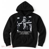 Charlie Kirk Memorial Heroes Are Remembered Hoodie thumb 0
