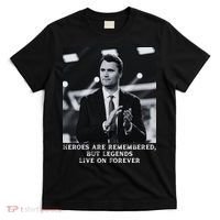 Charlie Kirk Memorial Heroes Are Remembered T-Shirt thumb 0