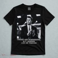 Charlie Kirk Memorial Heroes Are Remembered T-Shirt thumb 5