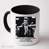 Charlie Kirk Memorial Heroes Are Remembered Coffee Mug thumb 0