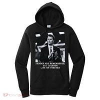 Charlie Kirk Memorial Heroes Are Remembered Women's Hoodie thumb 0