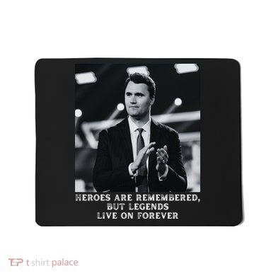 Charlie Kirk Memorial Heroes Are Remembered Mousepad