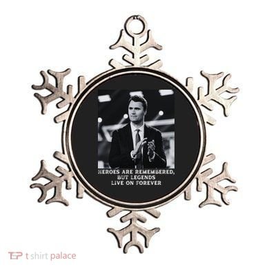 Charlie Kirk Memorial Heroes Are Remembered Ornament