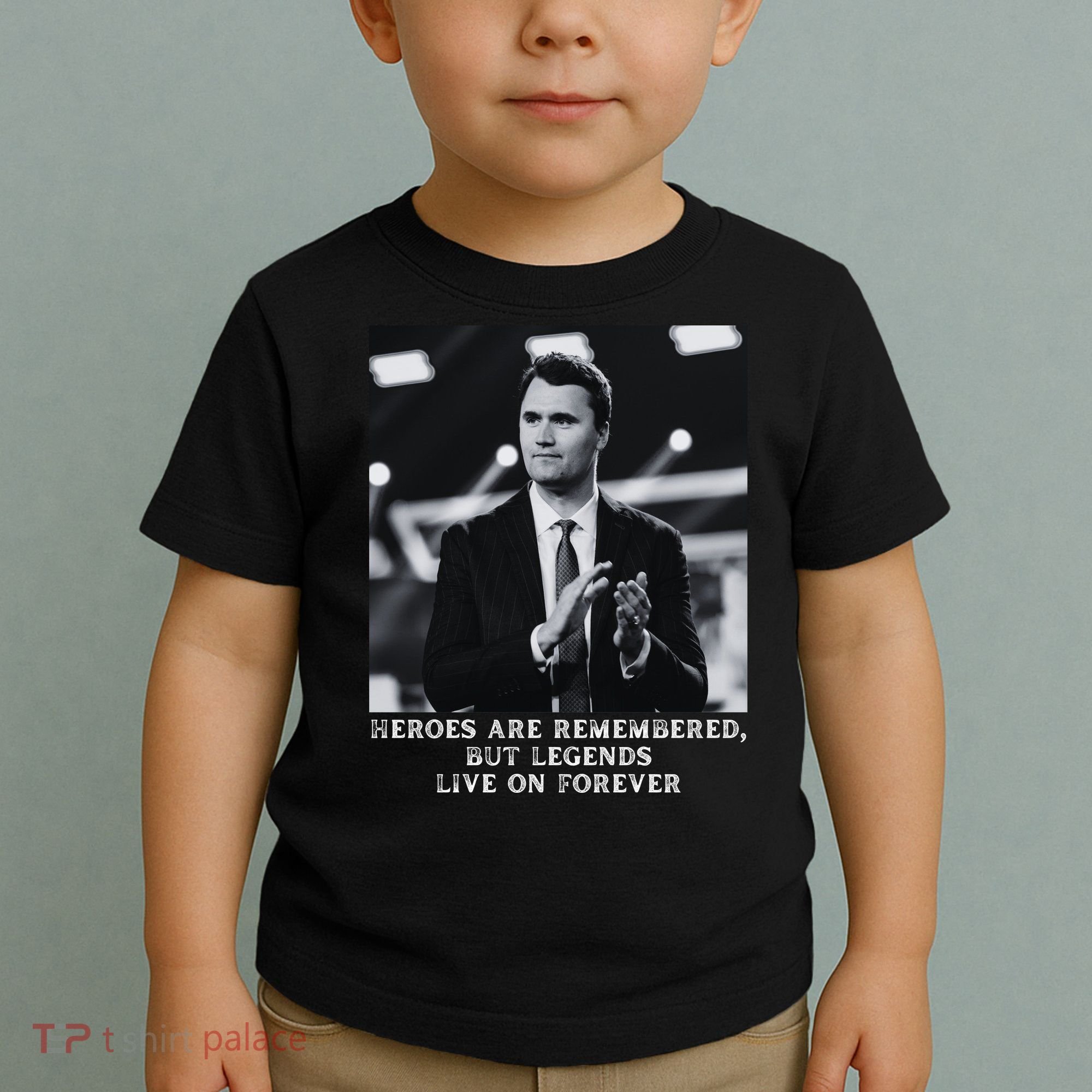 Charlie Kirk Memorial Heroes Are Remembered Toddler T-Shirt