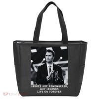 Charlie Kirk Memorial Heroes Are Remembered Tote Bag thumb 0
