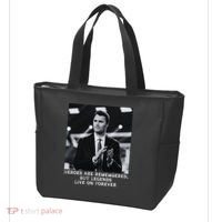Charlie Kirk Memorial Heroes Are Remembered Tote Bag thumb 3