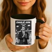 Charlie Kirk Memorial Rest In Peace Coffee Mug thumb 3