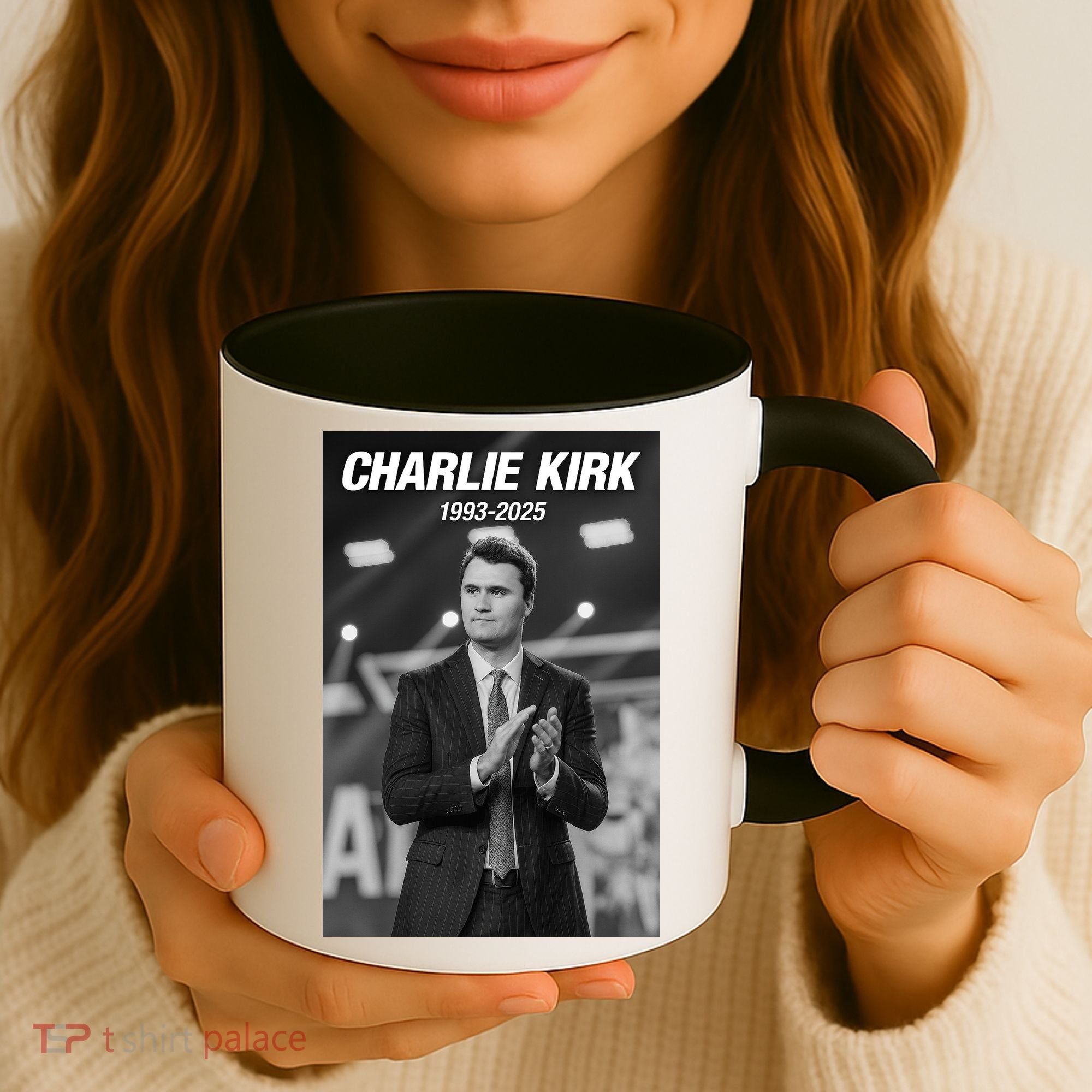 Charlie Kirk Memorial Rest In Peace Coffee Mug