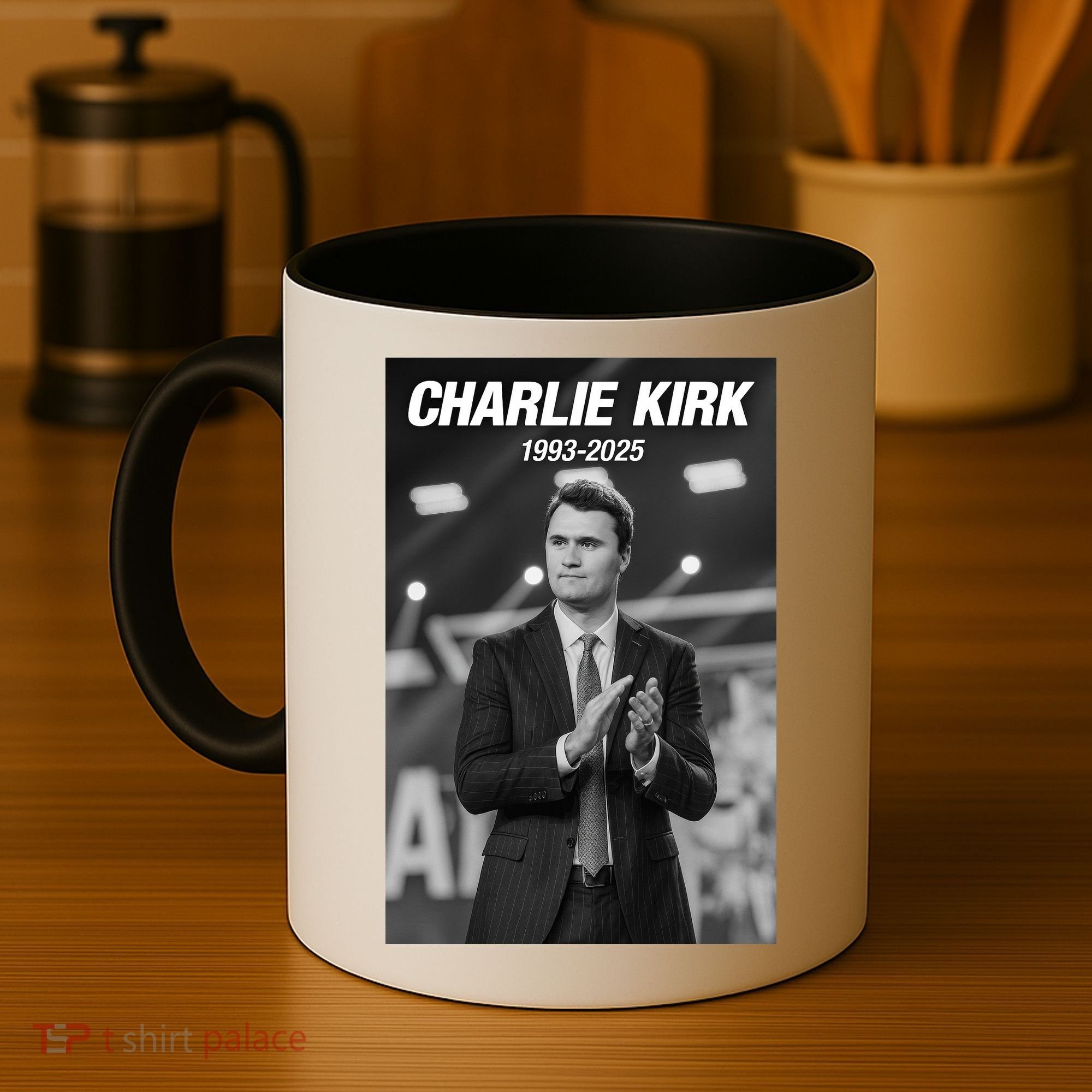Charlie Kirk Memorial Rest In Peace Coffee Mug