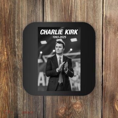 Charlie Kirk Memorial Rest In Peace Coaster