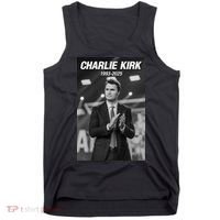 Charlie Kirk Memorial Rest In Peace Tank Top thumb 0