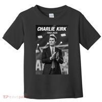 Charlie Kirk Memorial Rest In Peace Toddler T-Shirt thumb 0