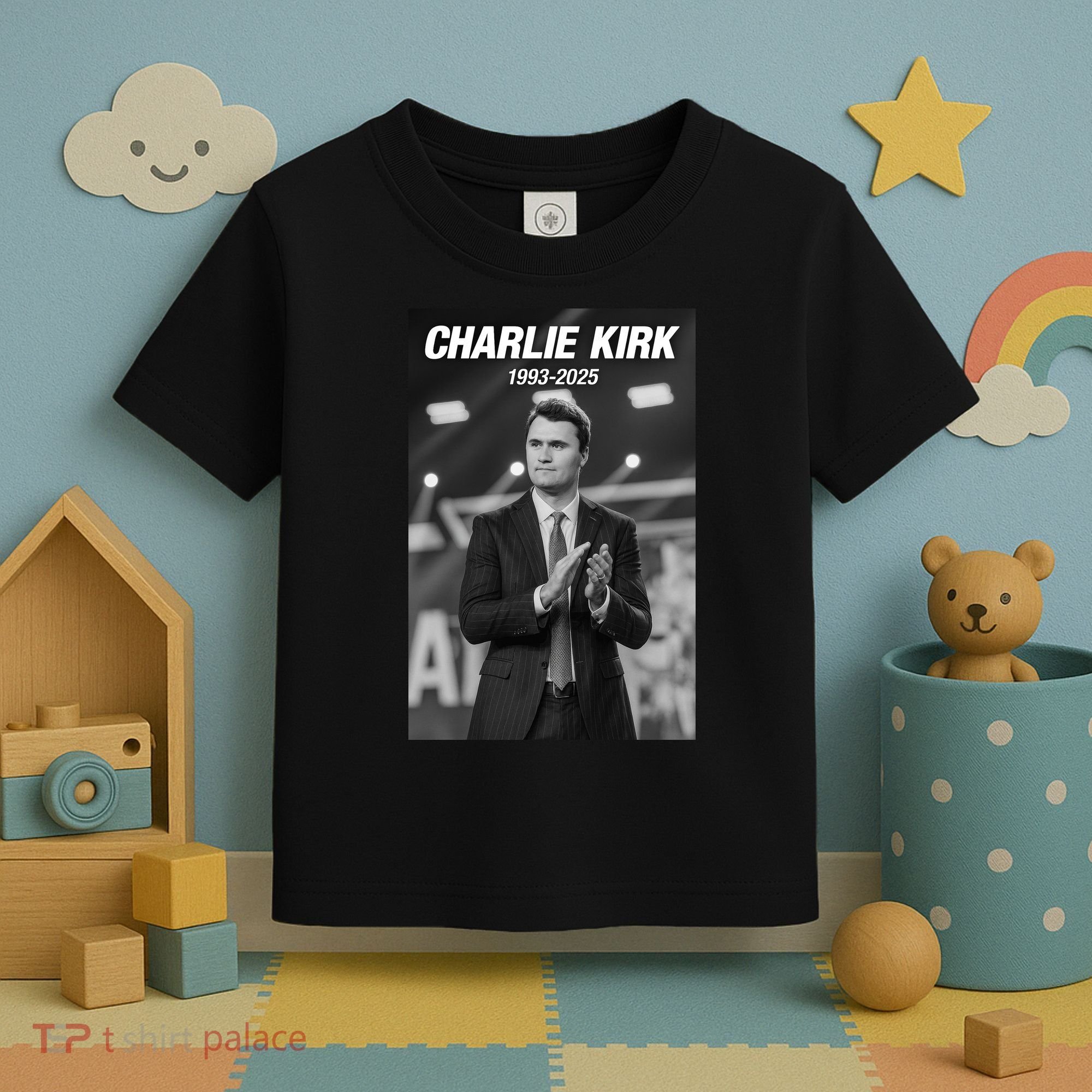 Charlie Kirk Memorial Rest In Peace Toddler T-Shirt