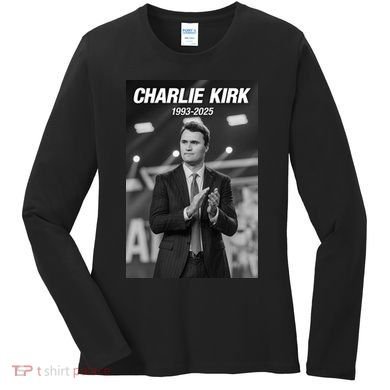Charlie Kirk Memorial Rest In Peace Women's Long Sleeve Shirt