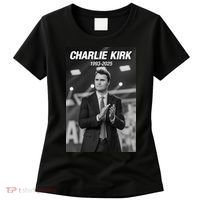 Charlie Kirk Memorial Rest In Peace Women's T-Shirt thumb 0