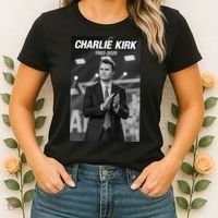 Charlie Kirk Memorial Rest In Peace Women's T-Shirt thumb 2