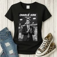 Charlie Kirk Memorial Rest In Peace Women's T-Shirt thumb 3