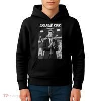 Charlie Kirk Memorial Rest In Peace Kids Hoodie thumb 4