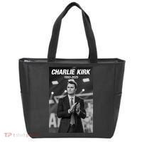 Charlie Kirk Memorial Rest In Peace Tote Bag thumb 0